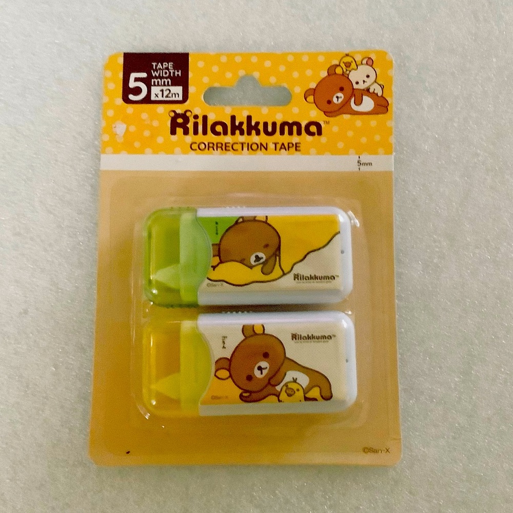 Rilakkuma 2pk 5mmx12m correction tape